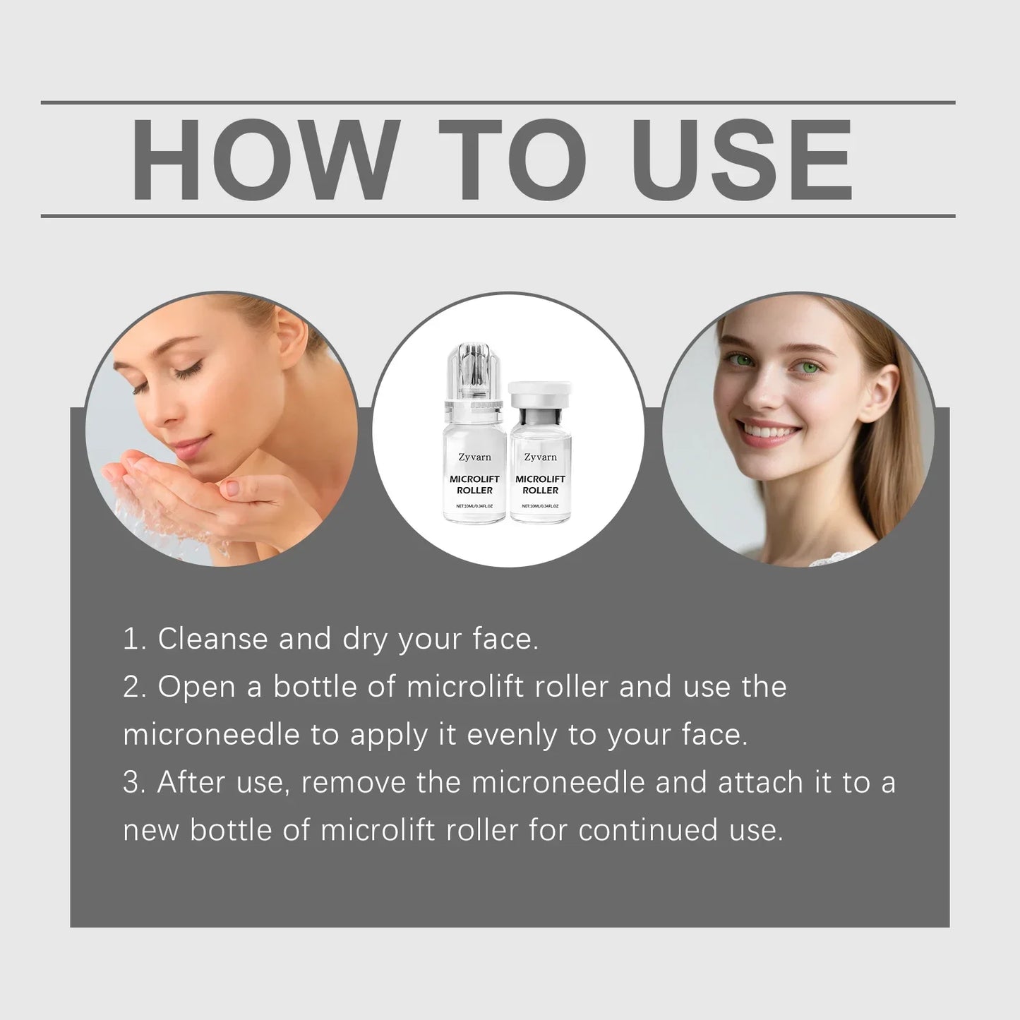 Oligopeptide Microneedle Face Serum – Hyaluronic Acid Essence