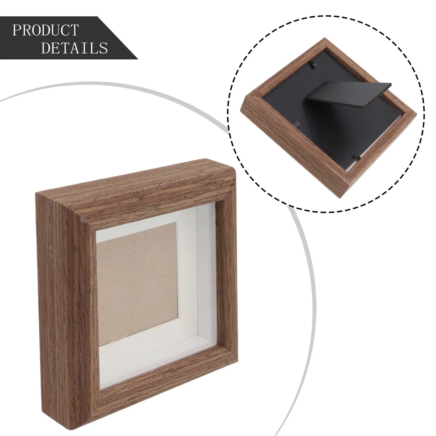 Square Photo Frame 4/5/6 Inch | Tabletop Picture Frame Home Decor