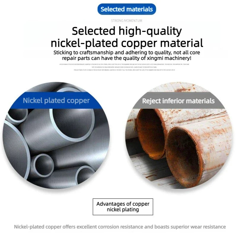 Copper Needle Globe Valve 6–12mm Nickel Plated | High Pressure