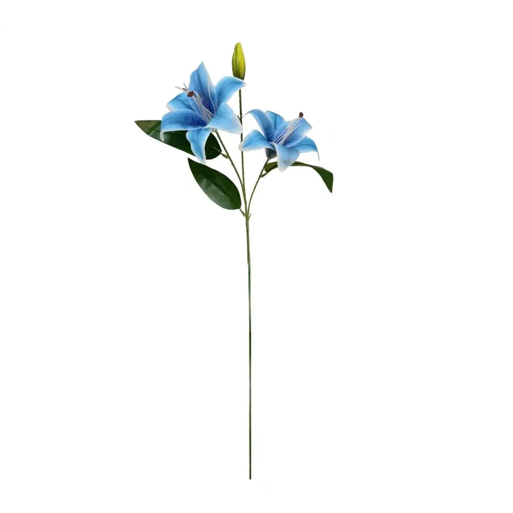 Silk Artificial Lily Bouquet | Faux Flowers for Wedding & Home