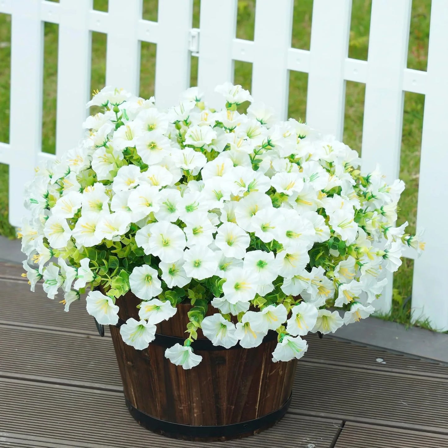 Silk Hydrangea Rose Artificial Flower String 75cm – Home Décor