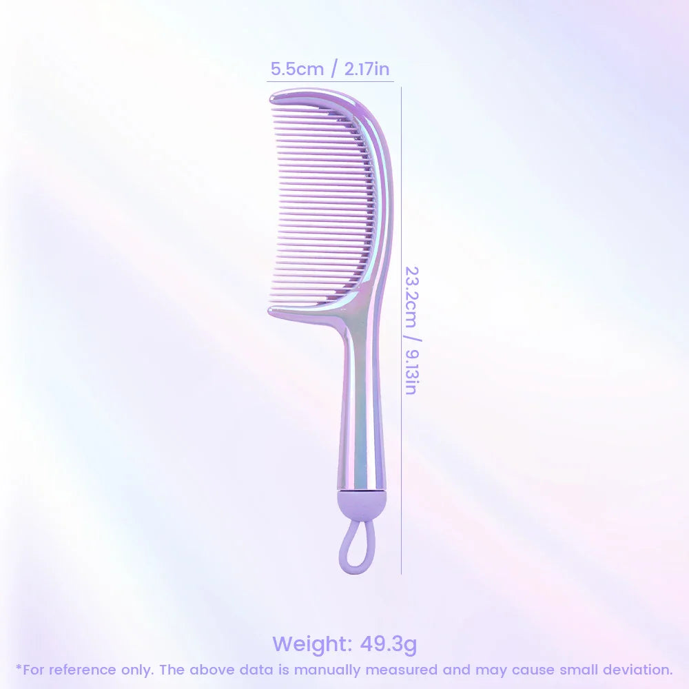 Wide Tooth Detangling Comb – Anti-Static Curly Hair Brush