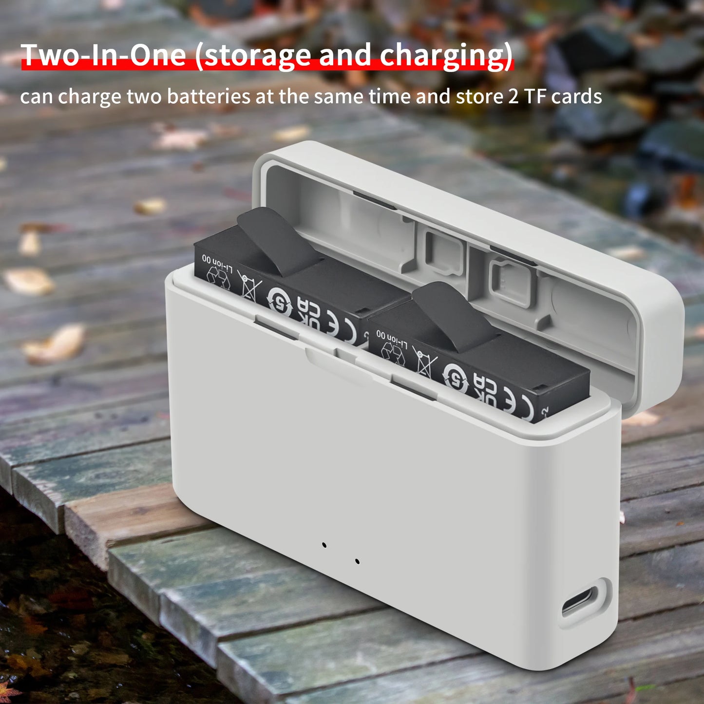 1 PCS Charger For Insta360 Ace Pro 2 Charger Sports Camera Accessories For Insta360 Ace Pro Battery Storage Case Peaceful Pleasures Health and Wellness