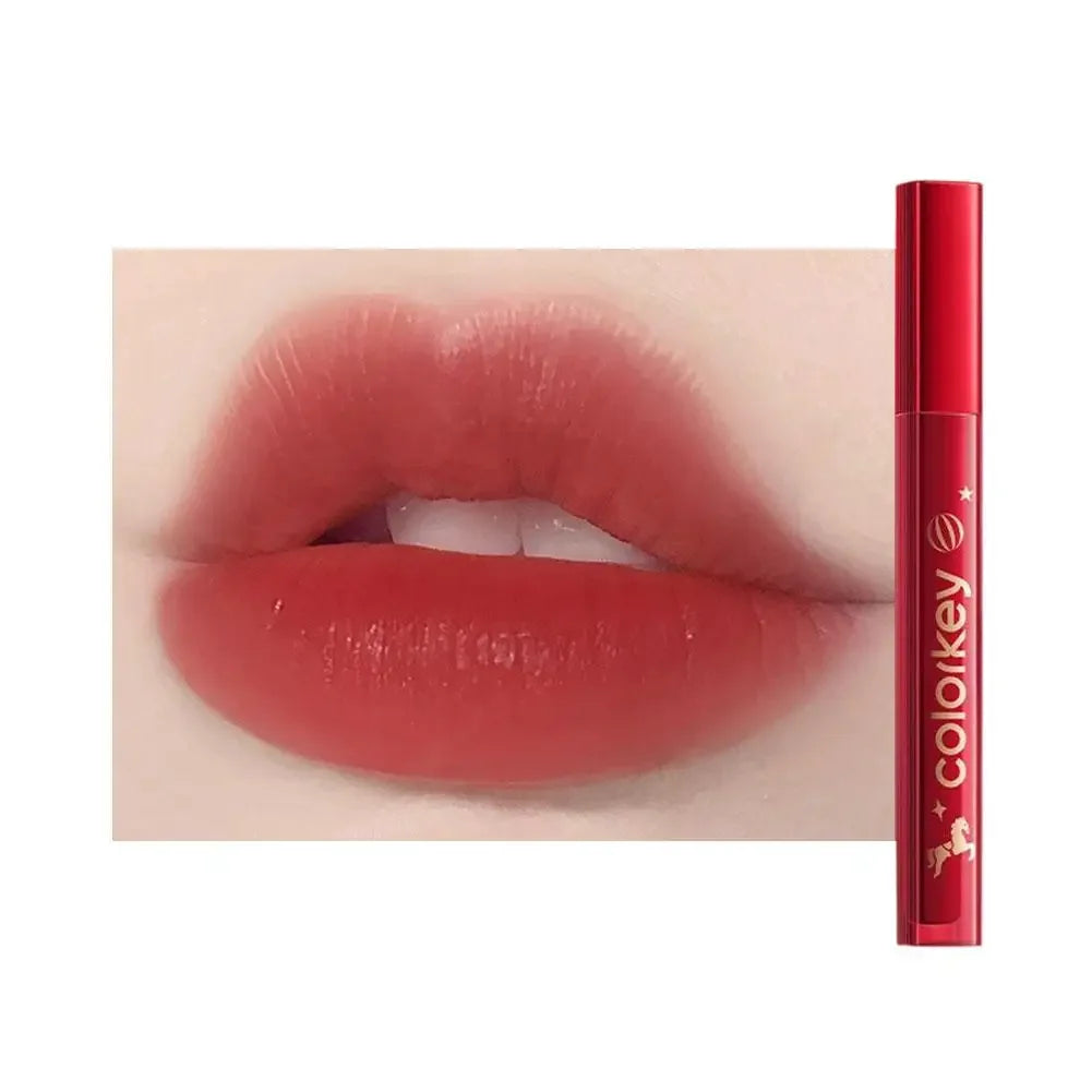 COLORKEY [Year of the Horse Limited Edition] Water Mist Lip Glaze Set Unique Gift Box Matte Velvet Lipstick Eyeshadow Makeup Peaceful Pleasures Health and Wellness O308