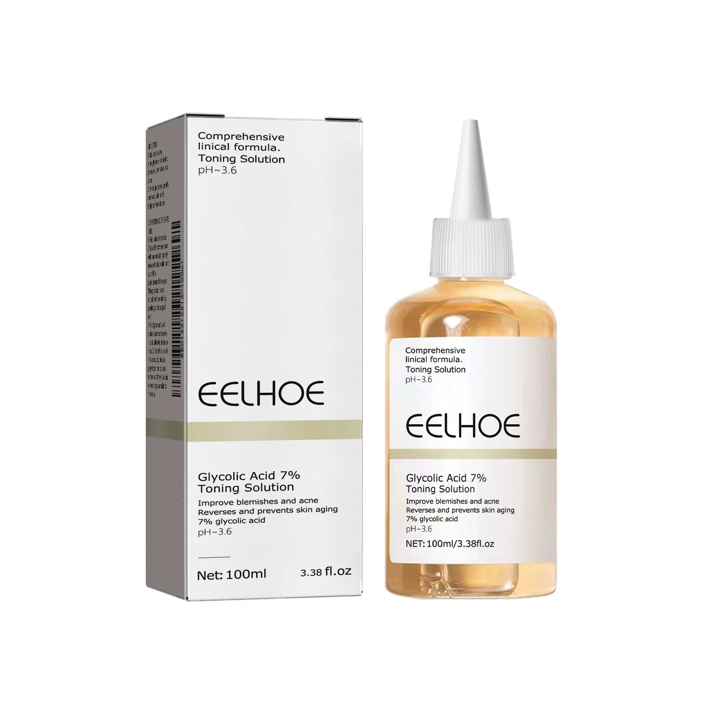 Eelhoe 7% Glycolic Acid Toner – Acne, Brightening & Anti-Aging