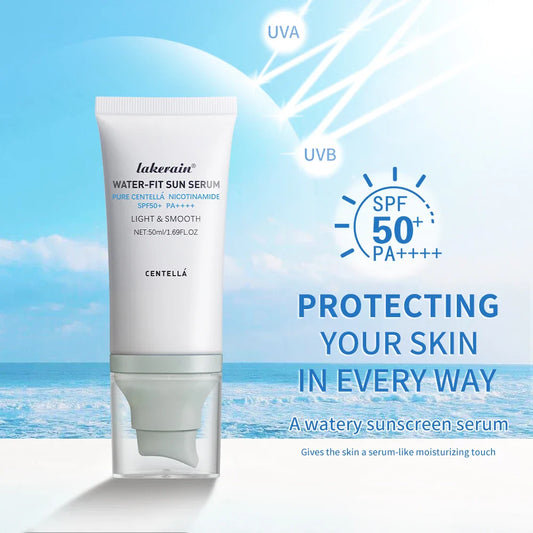 SPF 50+ Centella Sunscreen Serum | Lightweight Hydrating Sun Cream Sunscreen Serum Oasis Select