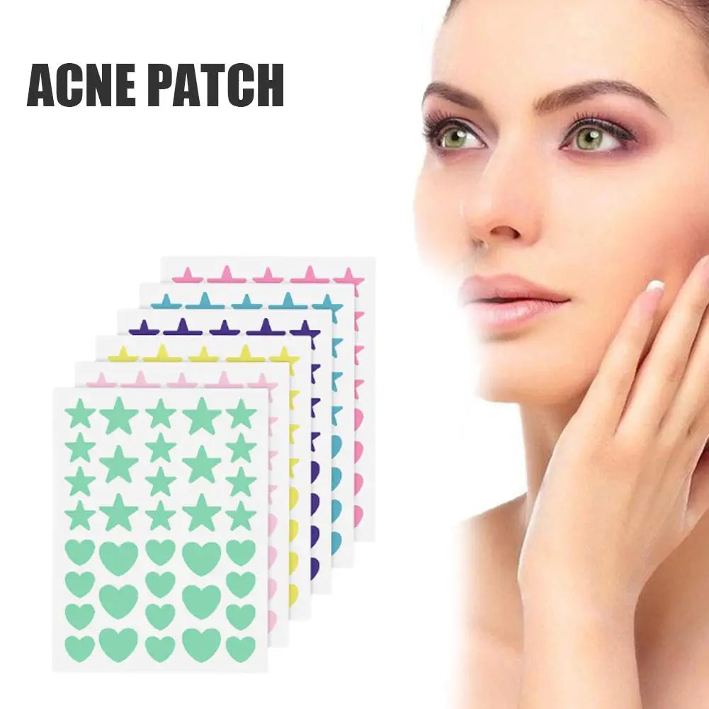 216-Pack Colorful Invisible Pimple Patches – Acne Spot Stickers