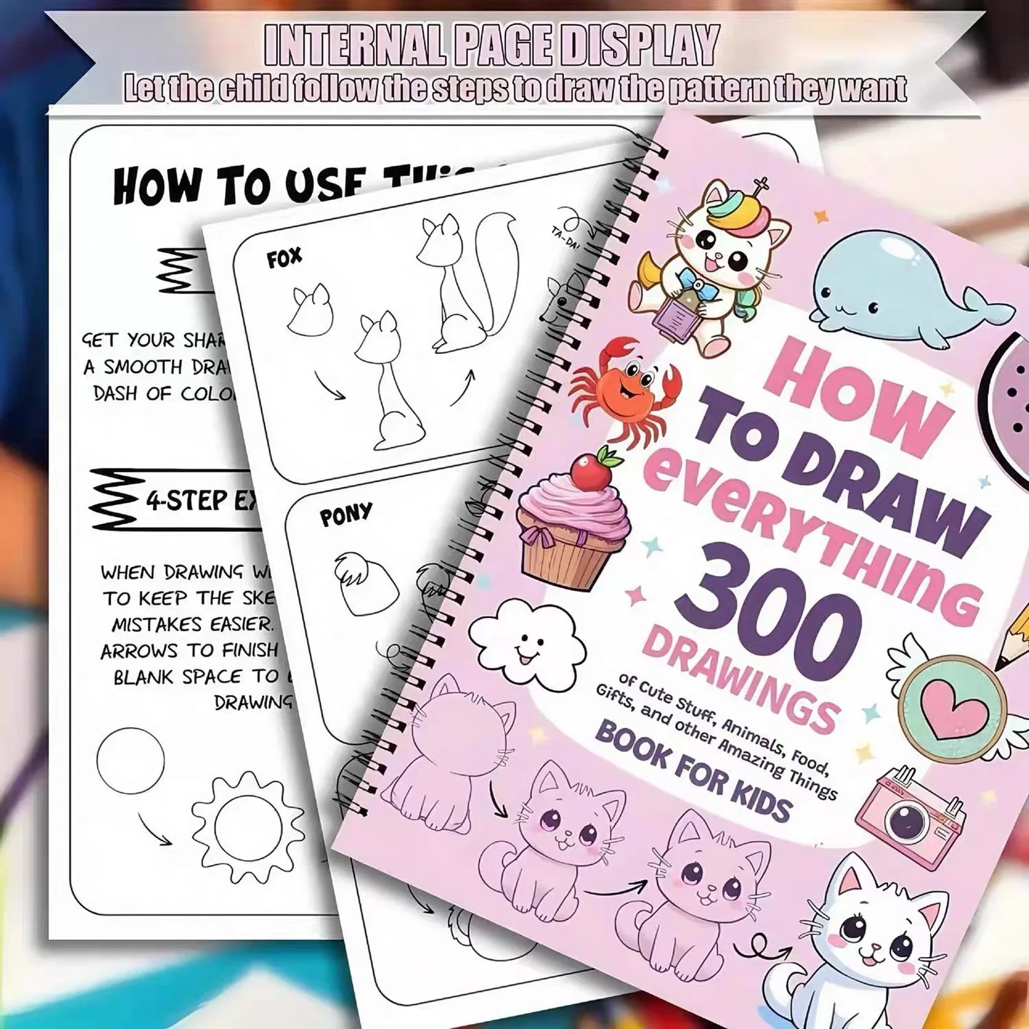 300 Cute Step-by-step Simple Drawings How Draw Anything Painting