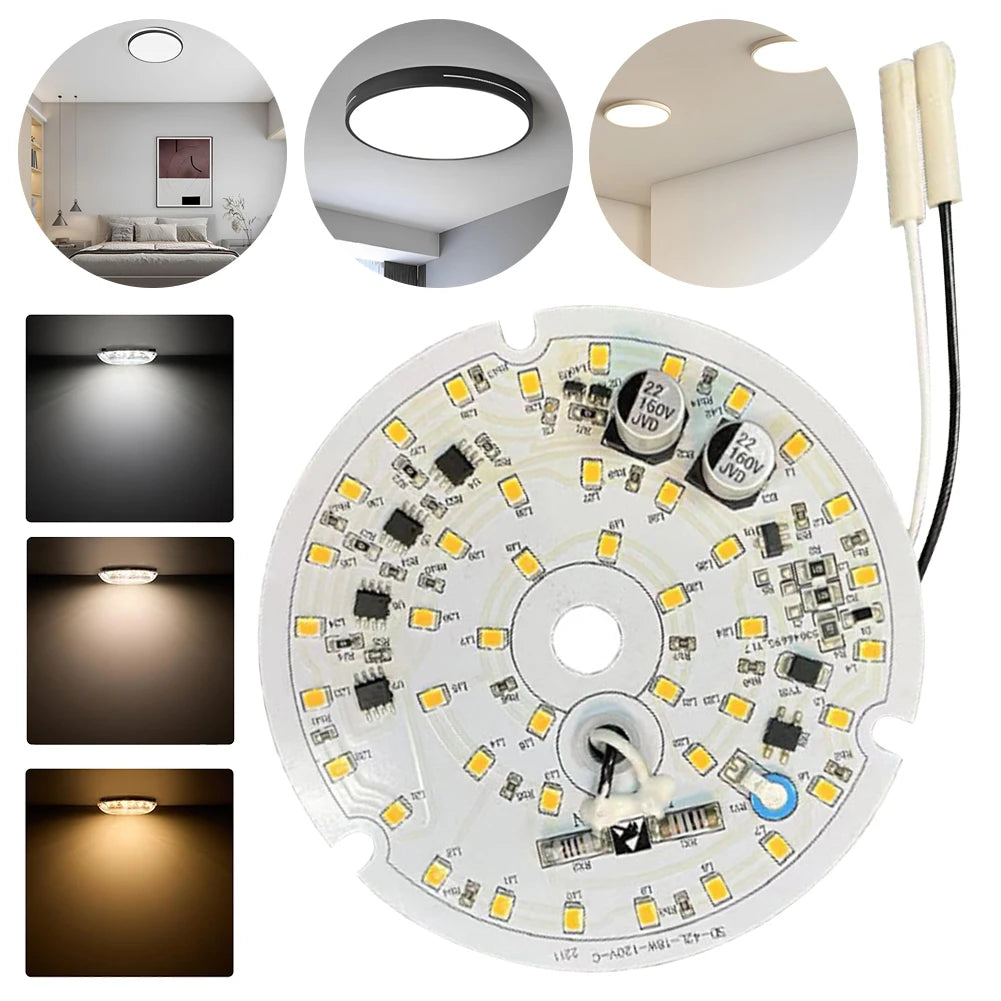 3.94" Ceiling Fan LED Light Retrofit Kit – Dimmable 3000K/4000K/6500K Peaceful Pleasures Health and Wellness