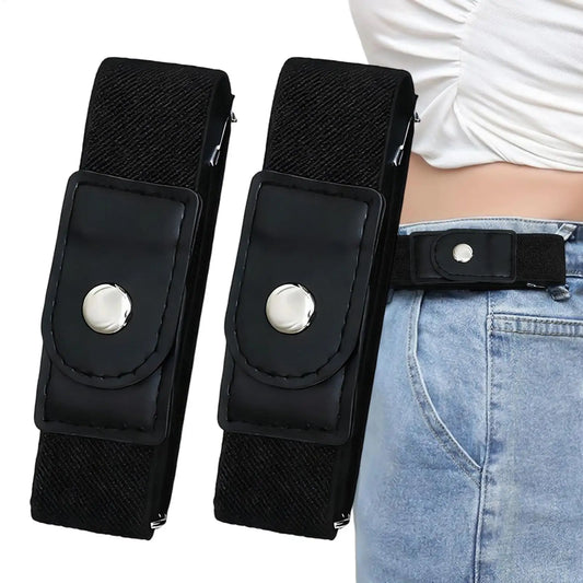 No Buckle Elastic Belt – Invisible Waist Band for Men & Women Elastic No Buckle Belt Oasis Select