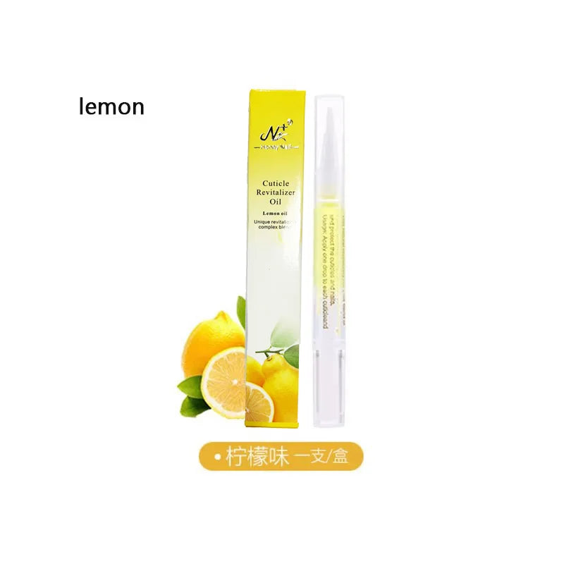 15 Smells Nail Nutrition Oil Pen Nail Treatment Cuticle Revitalizer Oil Prevent Agnail Nail Polish Nourish Skin Peaceful Pleasures Health and Wellness Lemon