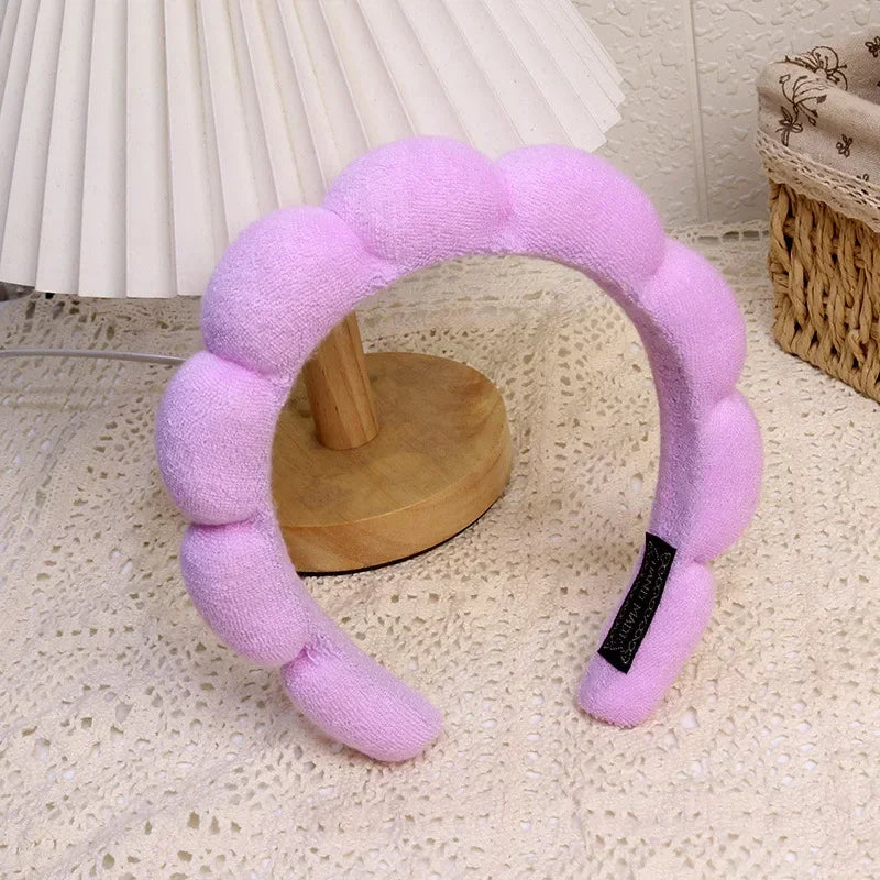 Microfiber Spa Headband & Wristbands Set for Face Washing