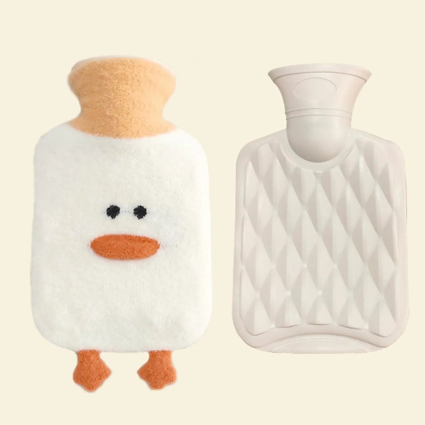 Cute Hot Water Bottle 1000ml with Cover | Body Warmer Bag