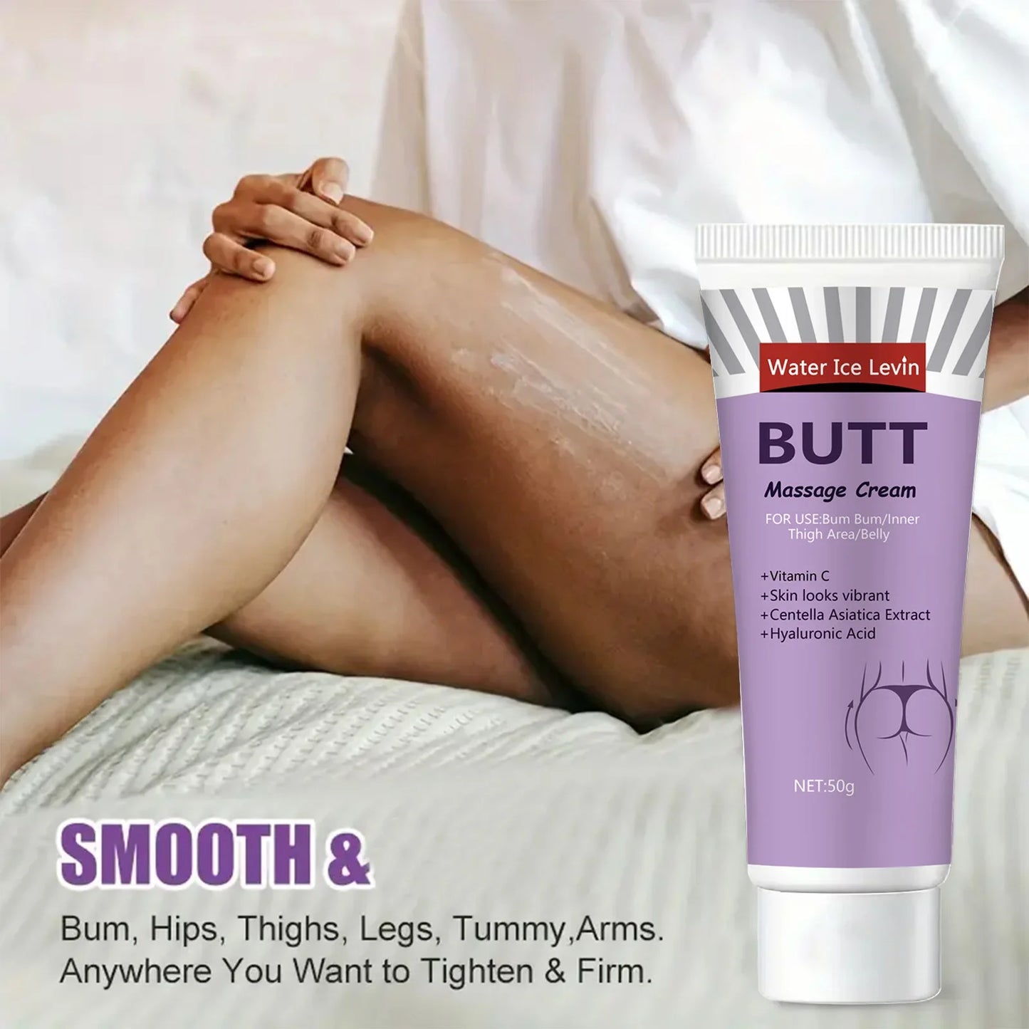 Hip & Body Cream – Glycerin, Vitamin C & Hyaluronic Acid