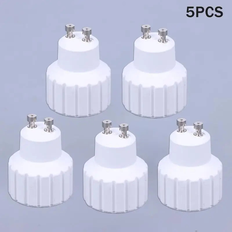 1/5PCS Eco-friendly GU10 To Gu10 Gu10-Gu10 CFL LED Spotlight Socket Extender Lamp Bub Base Holder Converter Adapter Peaceful Pleasures Health and Wellness 5PCS