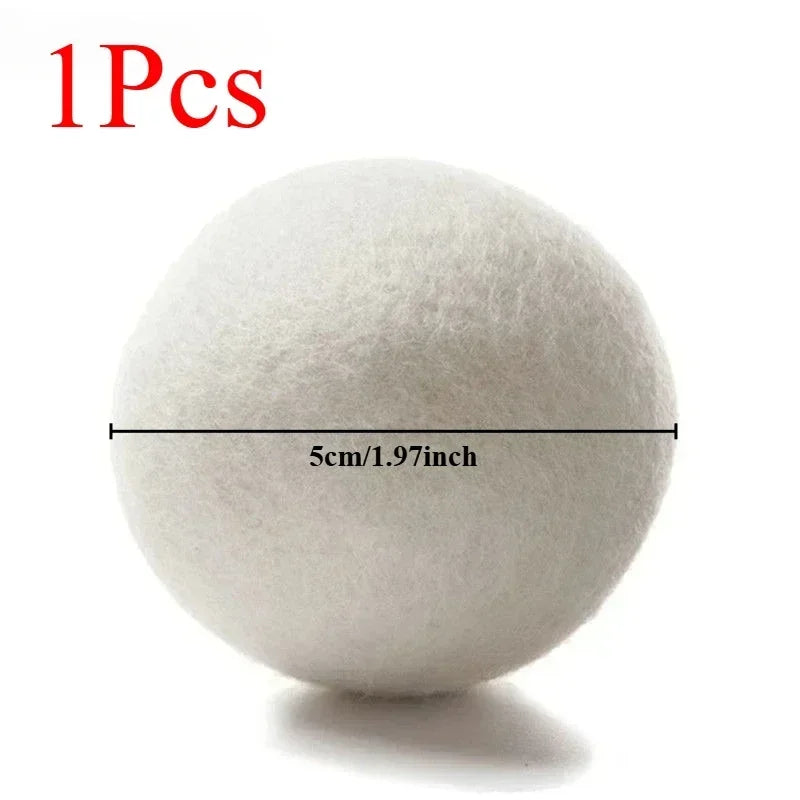 30-Pack Wool Dryer Balls – Natural Reusable Fabric Softener