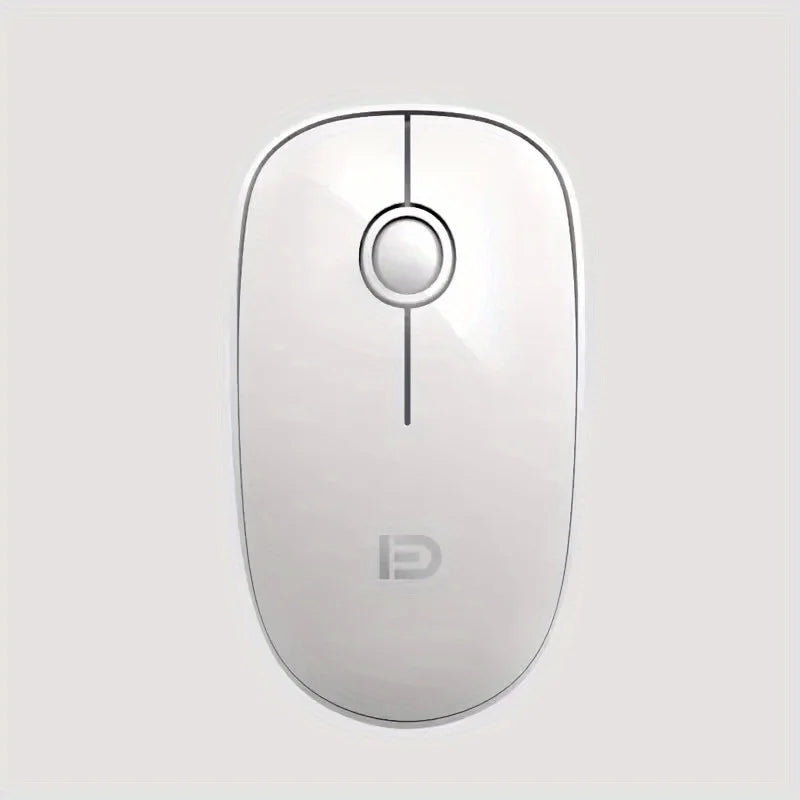 New Wireless Mouse silent mouse 2.4g portable Compatible with Multiple System Mice, Simple Design Mouse Computer & Accessories Peaceful Pleasures Health and Wellness White