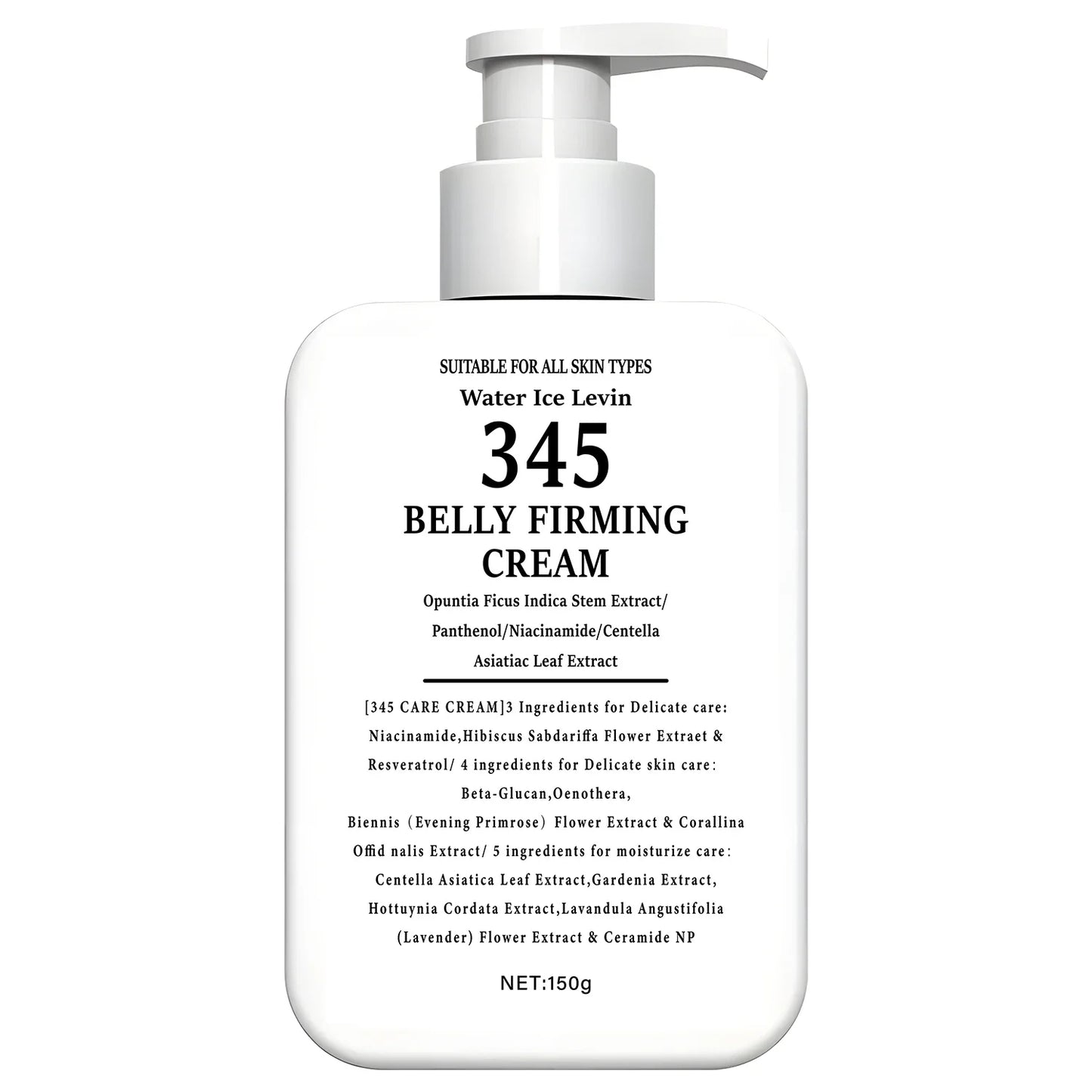345 Belly Firming Cream – Niacinamide & Centella Body Cream