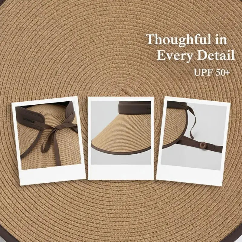 Foldable Sun Visor Hat – UV Block Lightweight Summer Cap