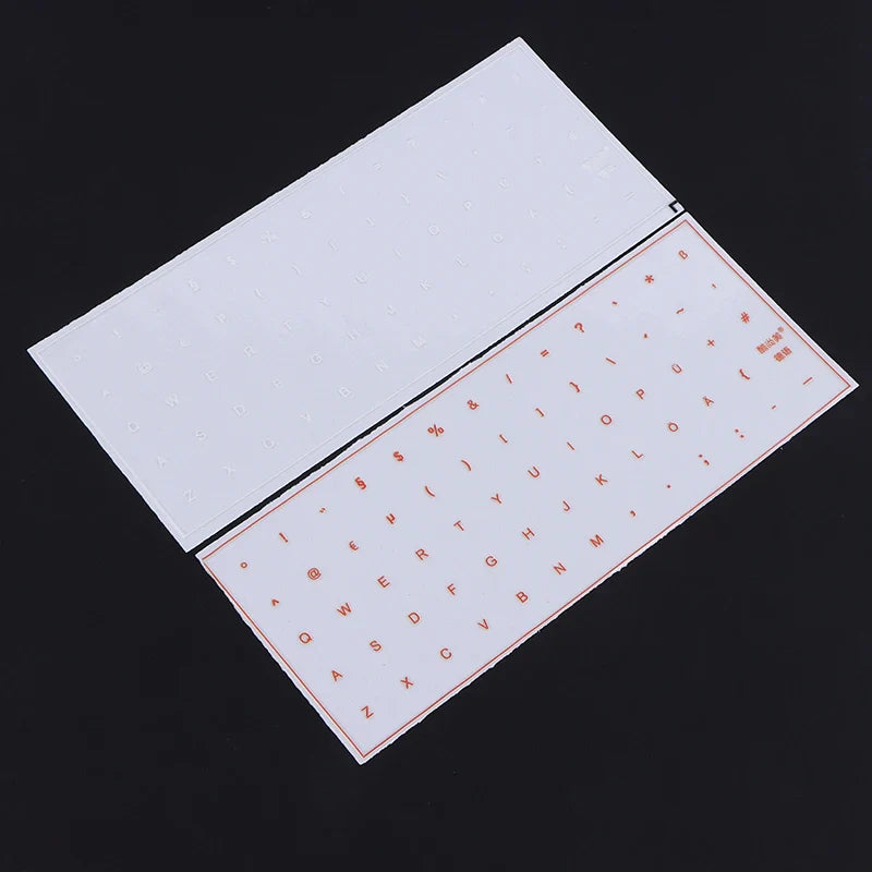 German Keyboard Stickers Transfer Film with Tweezers – QWERTZ