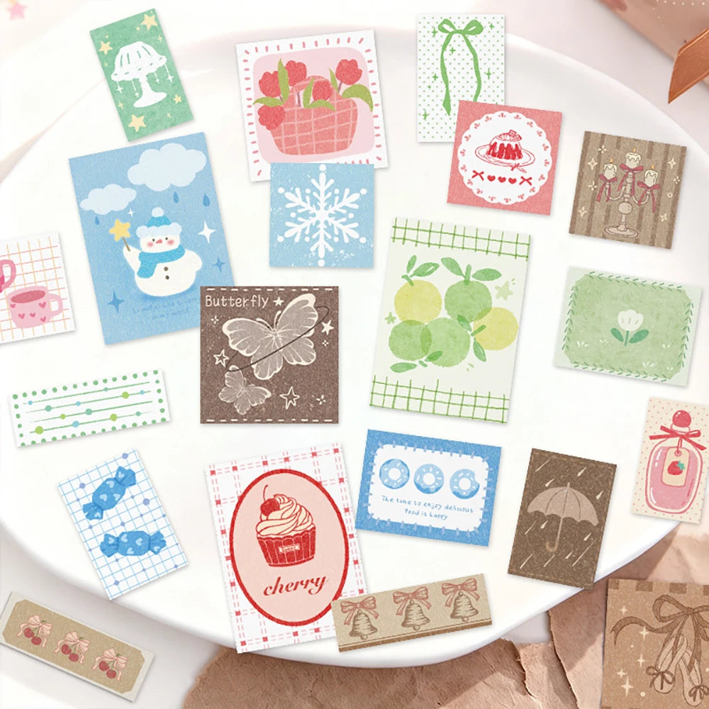 Berry Sea Salt Film Series Handheld Sticker Decoration Base Collage