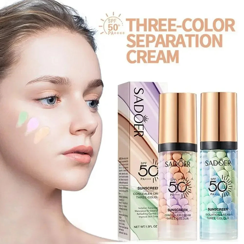 SADOER Three-Color Correction Cream – Primer & Concealer