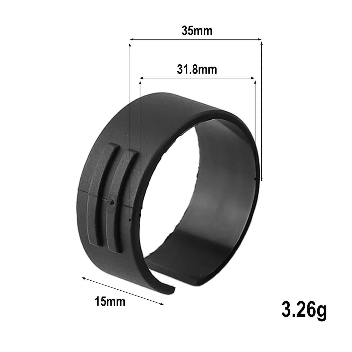 Bike Computer Handlebar Spacer Washers 25.4 & 31.8mm – 4pcs