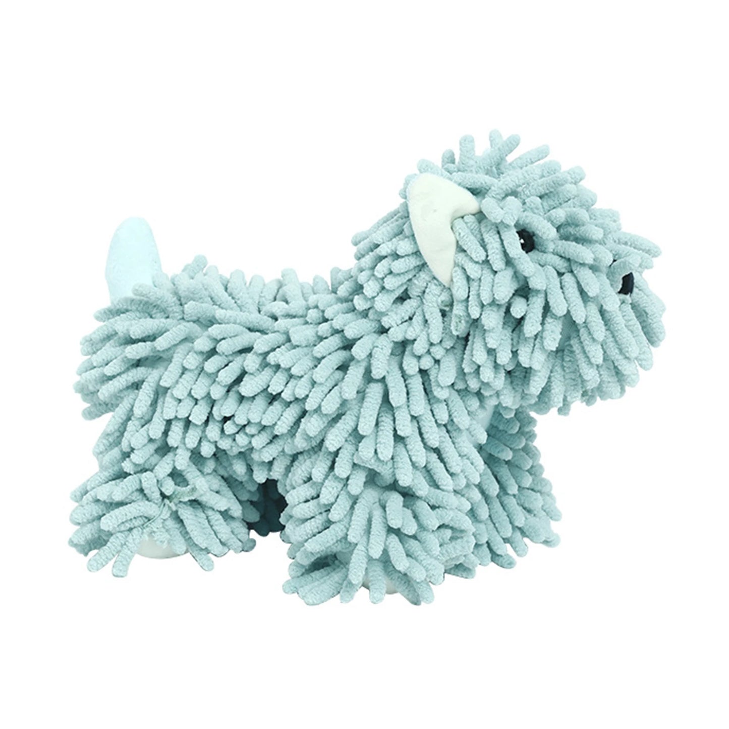 Hanging Hand Dry Towels Chenille Soft Absorbent Cartoon Dog Absorbent Soft Cute Hand Drying Puff Bathroom Kitchen Washstand Peaceful Pleasures Health and Wellness Green