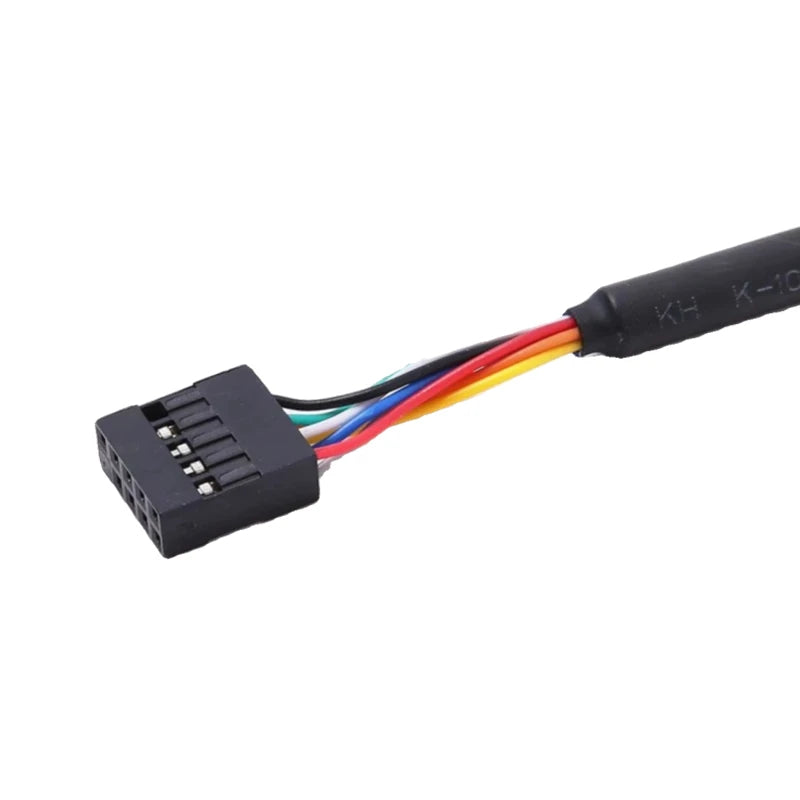 1PCS 30cm Motherboard Internal Dupont 9pin Pitch 2.54mm to Dual Port USB 2.0 A Female Screw Lock Panel Mount Cable 30CM Peaceful Pleasures Health and Wellness