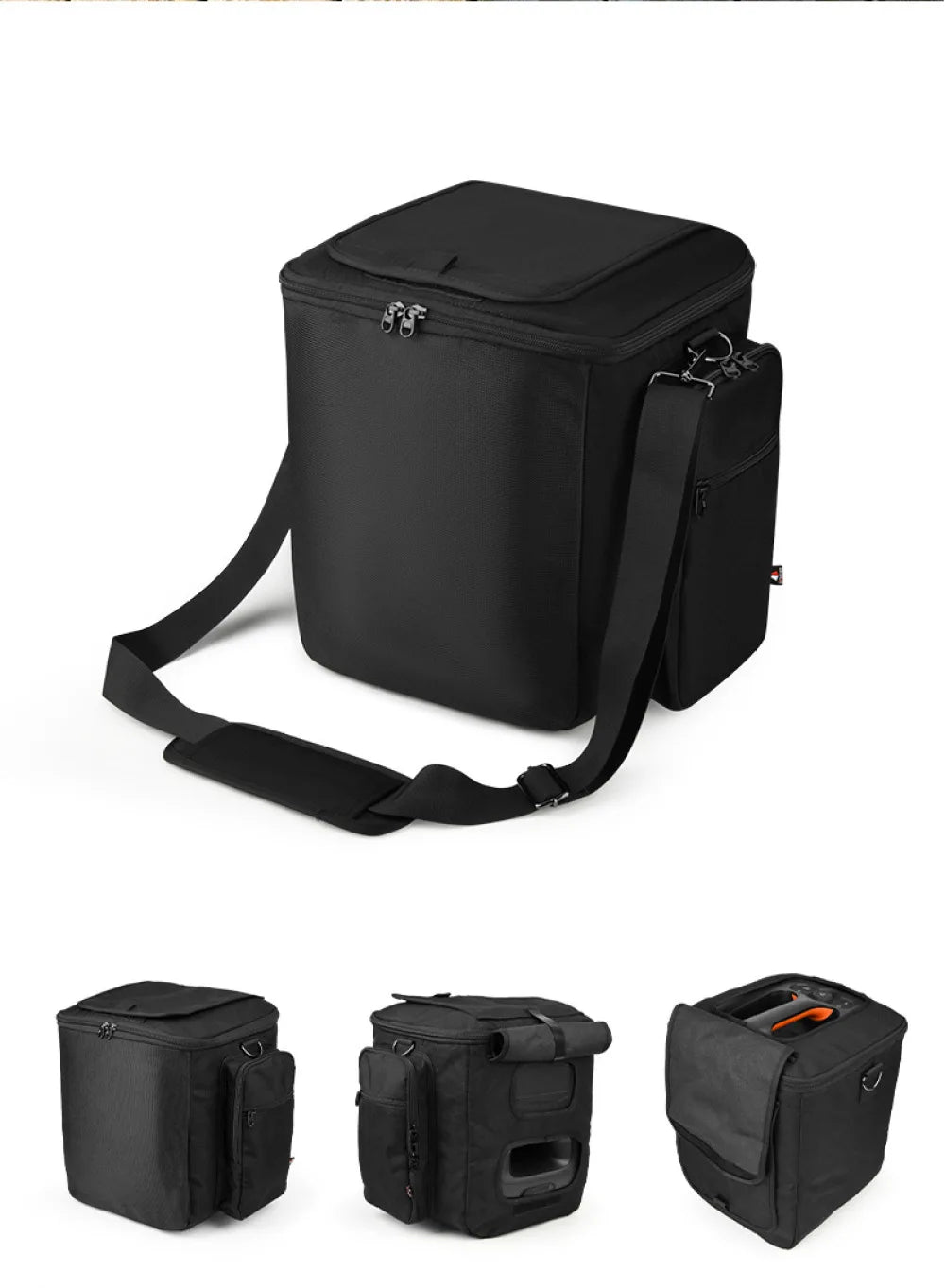 Speaker Organizer For Partybox Encore Essential Speaker Shoulder Bag Nylon Crossbody Sound Bag With Shoulder Strap Peaceful Pleasures Health and Wellness