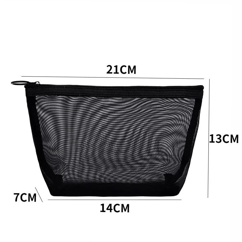 Mesh Cosmetic Bag | Large Capacity Portable Travel Organizer