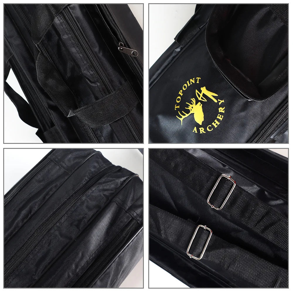 Archery Recurve Bow Bag Portable Split Canvas Outdoor Shooting