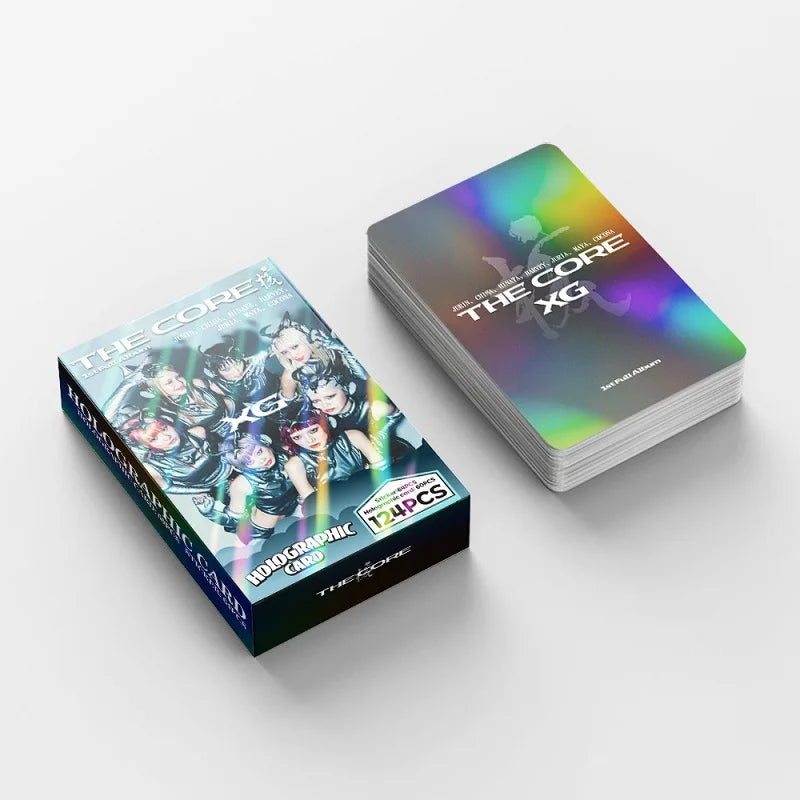 XG Album CORE Laser LOMO Cards Korean Star Holographic Photo Bonus