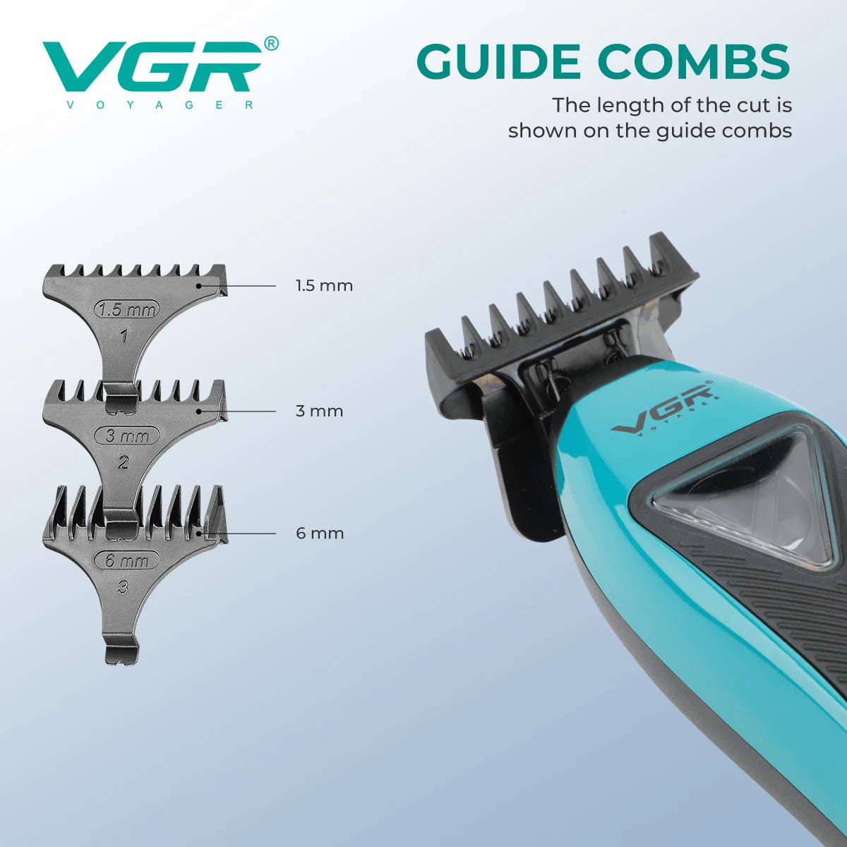 VGR new magnetic levitation electric hair clipper high-end oil head carving hair clipper 10000 RPM high-end push shear V-035T Peaceful Pleasures Health and Wellness
