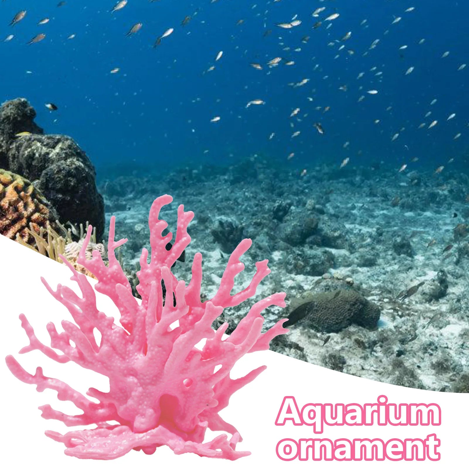 Artificial Aquarium Coral Ornament Realistic Aquarium Plants Fish Tanks Landscape for Fish Tank Aquarium Landscape Peaceful Pleasures Health and Wellness