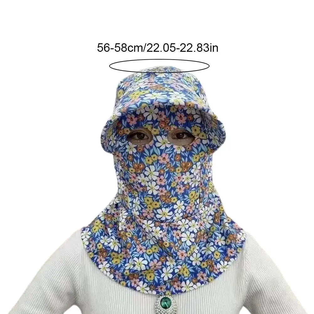 UV Protection Floral Bucket Hat | Gardening, Hiking & Travel