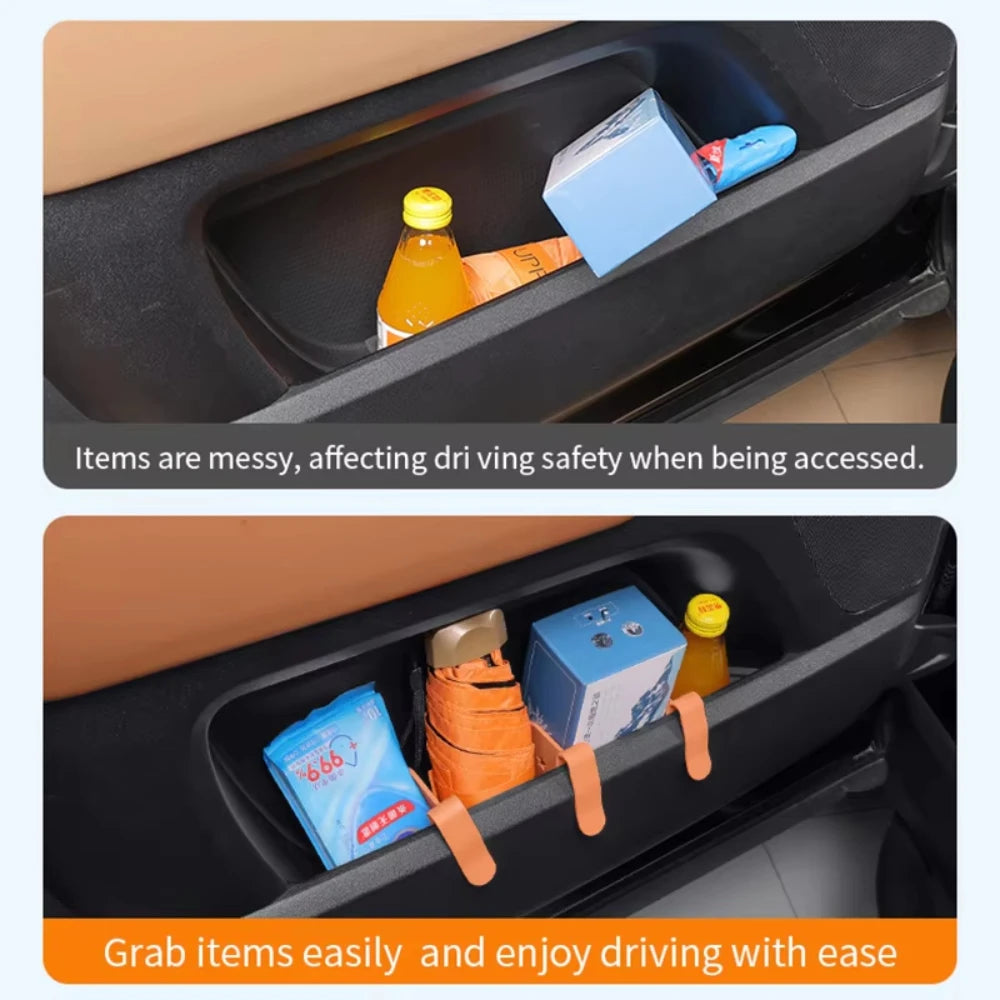 3pcs Car Storage Box Partition Adjustable Car Door Storage Slot Divider Compartment Car Organizer Partition Accessories Peaceful Pleasures Health and Wellness