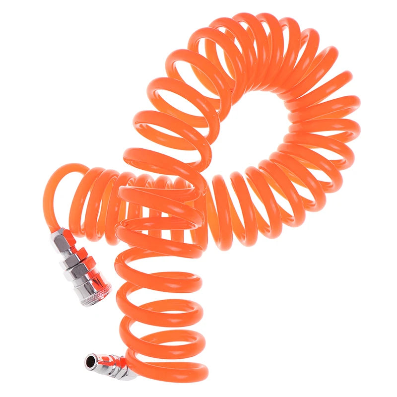 6m Coiled PU Pneumatic Air Compressor Hose – 8x5mm