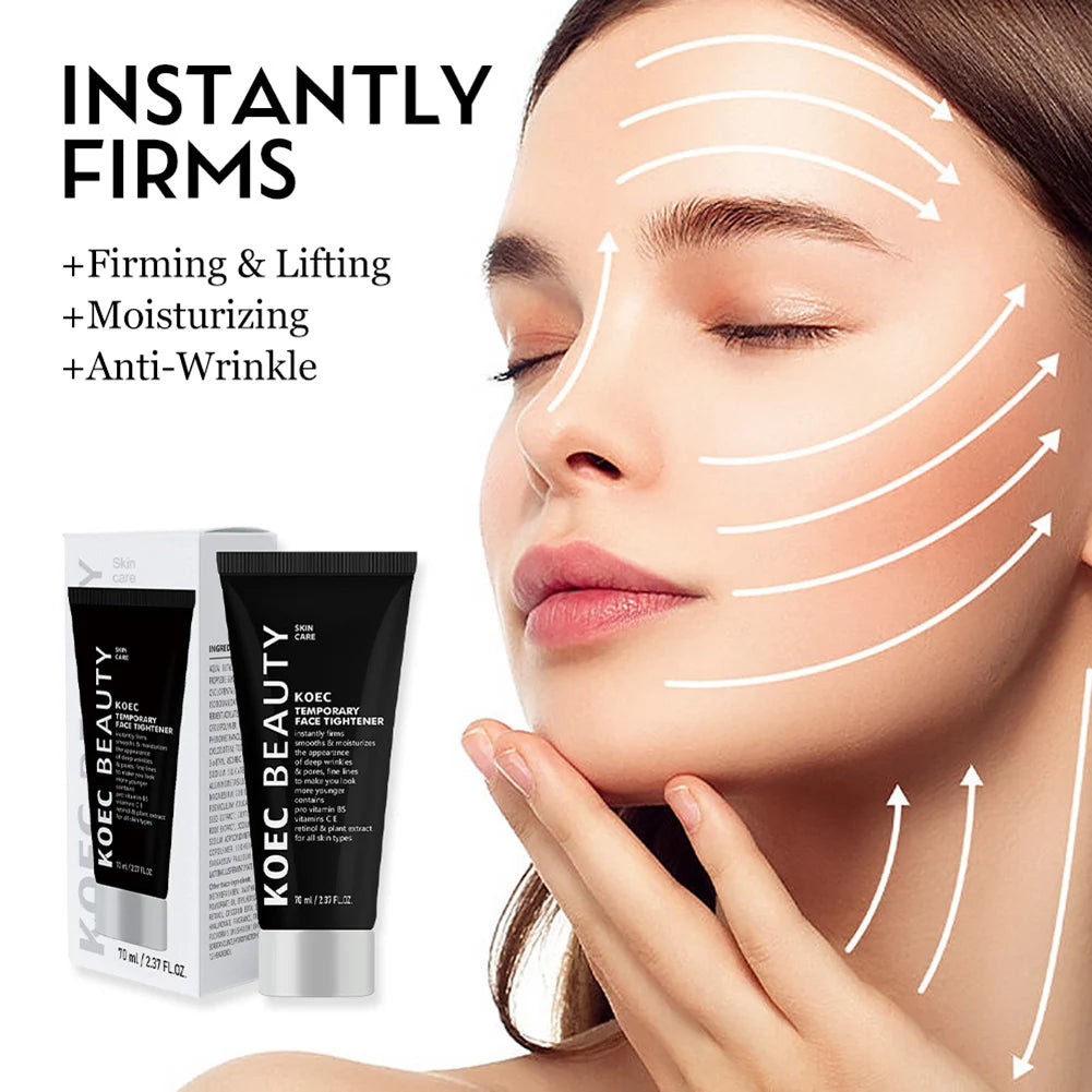 Face Tightener To Firm Smoothing Fine Lines Instants Firm Temporary Face Tightener Lifting Skin Face Moisturizer For Women Peaceful Pleasures Health and Wellness