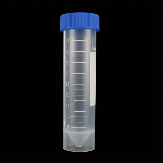 50ml Screw Cap Centrifuge Tubes – Lab Sample Storage Vials Lab Centrifuge Tubes Peaceful Pleasures Health and Wellness 10Pcs