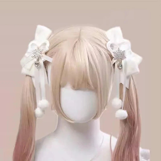 Snowflake Three-dimensional Clip Hair Accessories Women Cute Hair Ties Original Hair Clip Christmas Clip Snowflake Hairpin New Peaceful Pleasures Health and Wellness