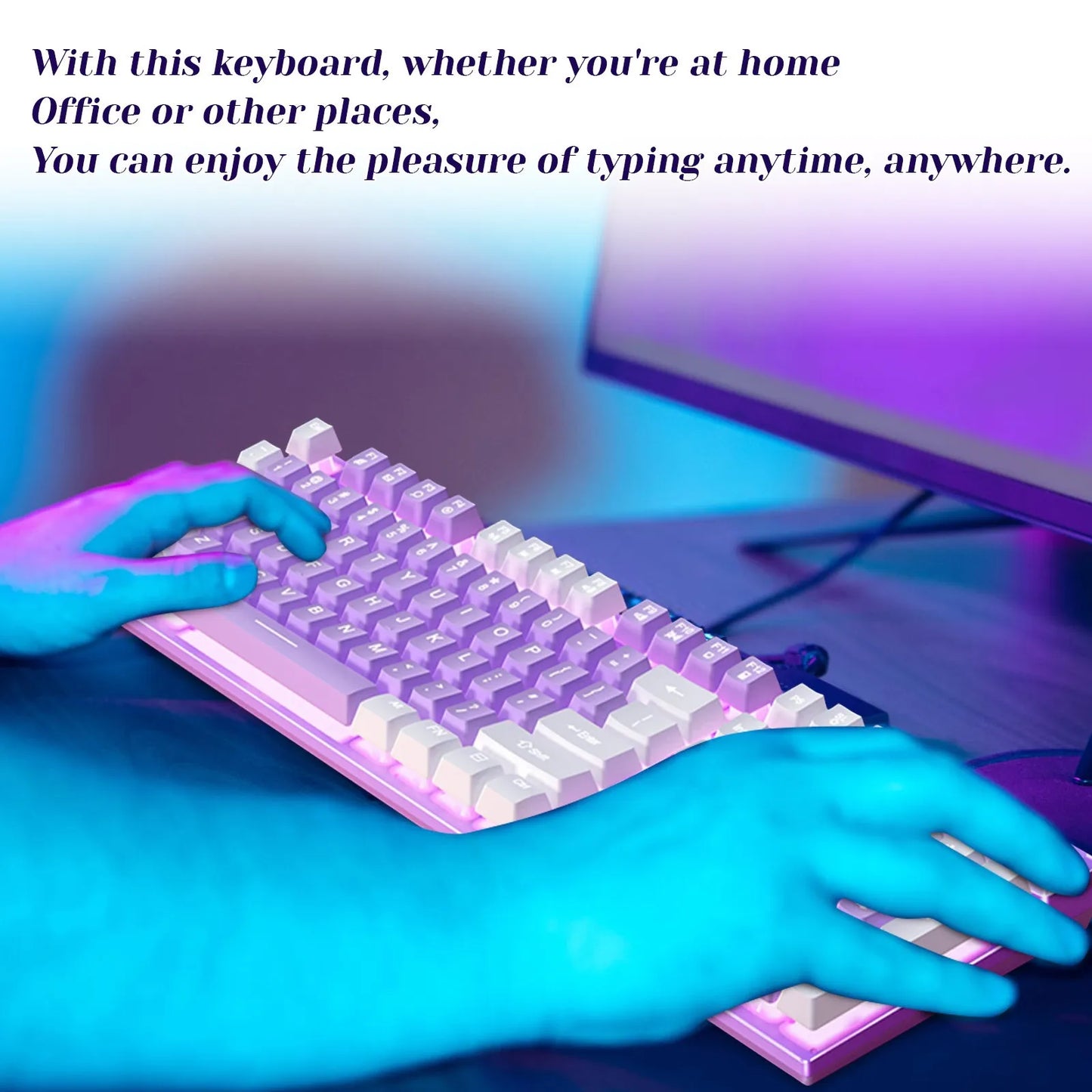 Carving K500 Wired Gaming Keyboard – RGB Backlit 104-Key