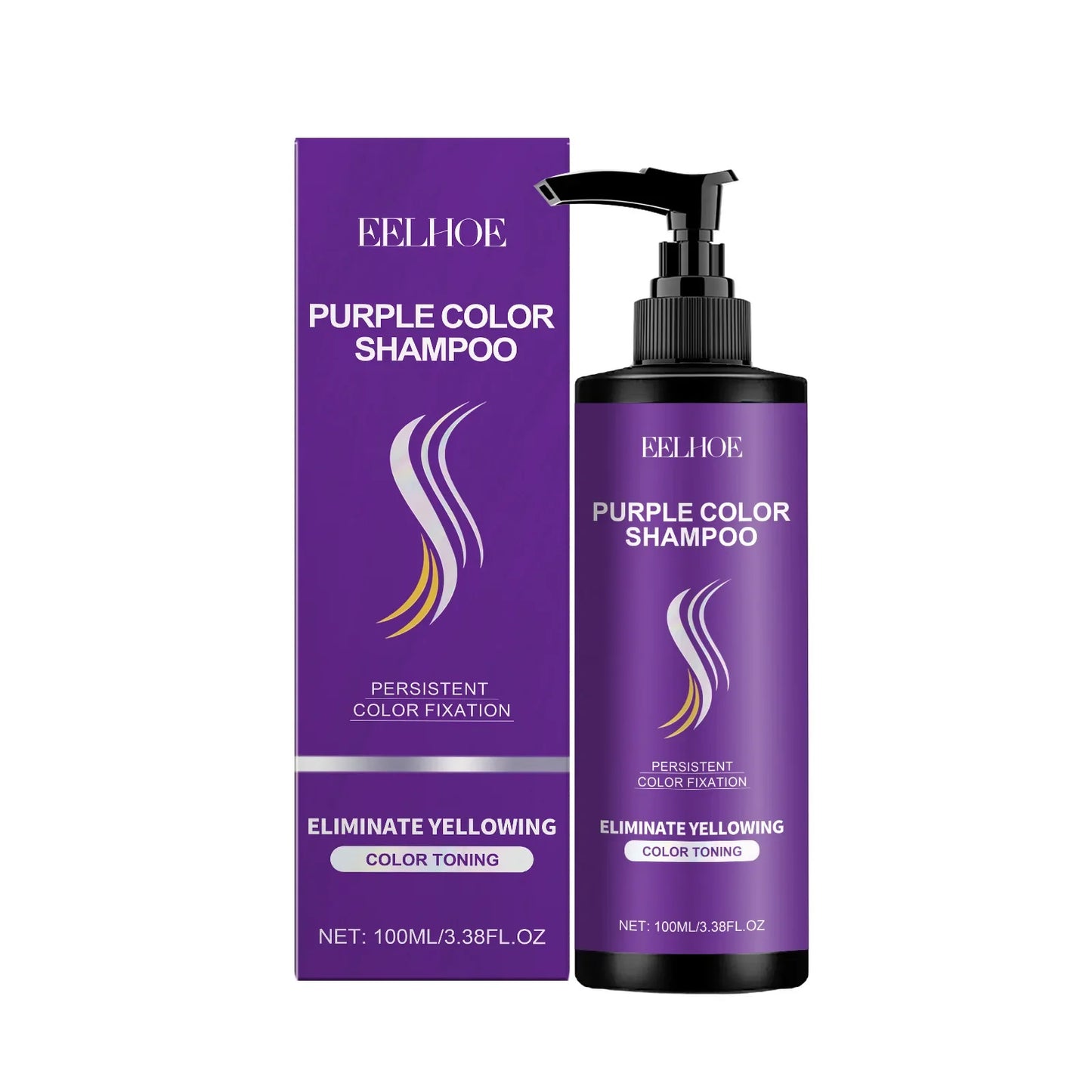 EELHOE Purple Toning Shampoo – Color Care & Moisture 100ml