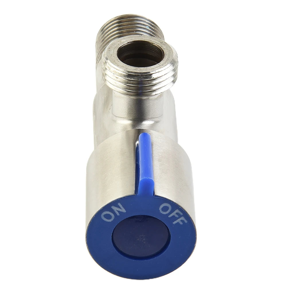 Stainless Steel Triangle Valve 1 2 Bathrooms Kitchens Cold Water Stop