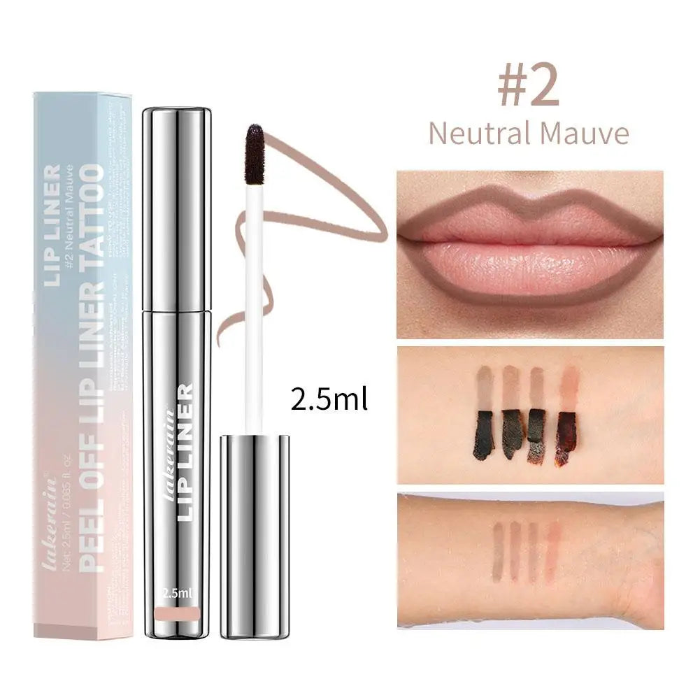 Waterproof Lip Liner Peel Off Tattoo for All-Day Color Peaceful Pleasures Health and Wellness Neutral Mauve