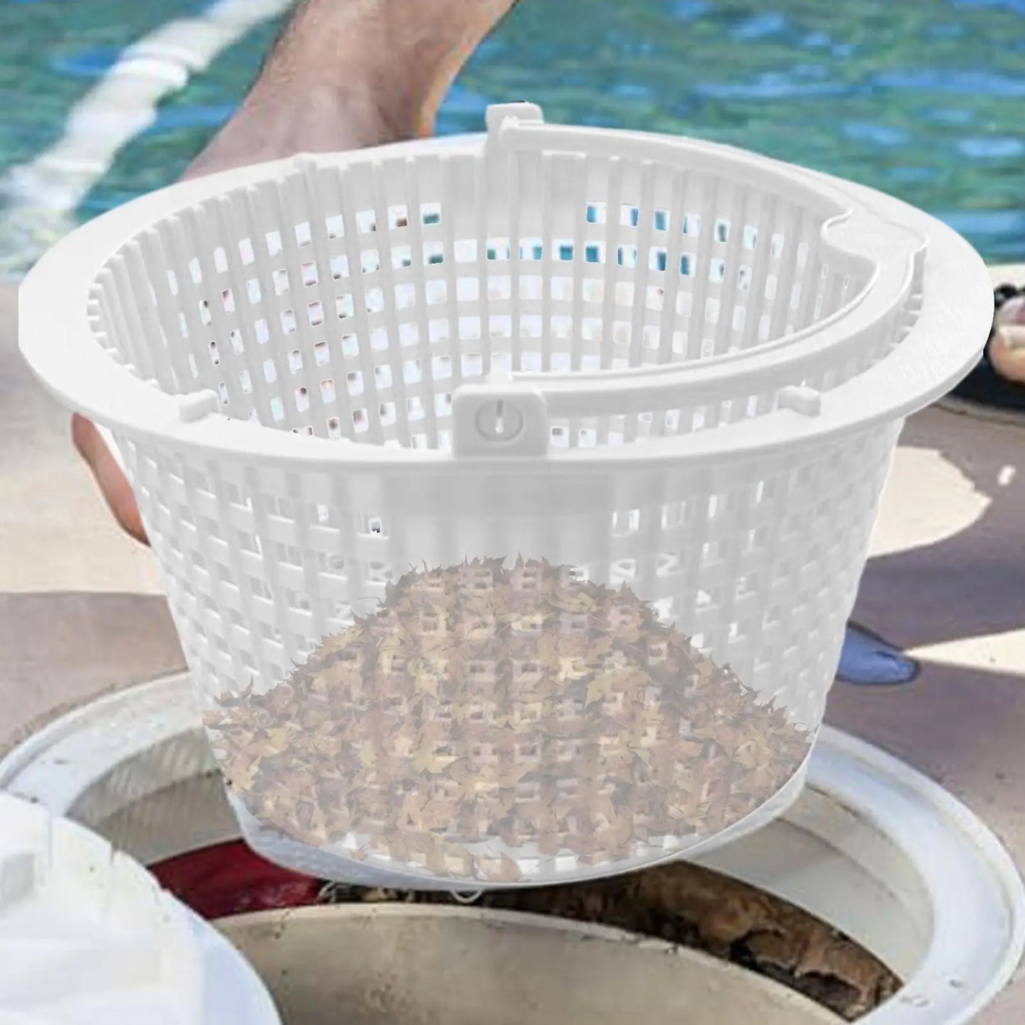 Pool Skimmer Filter Basket | ABS Leaf & Debris Strainer