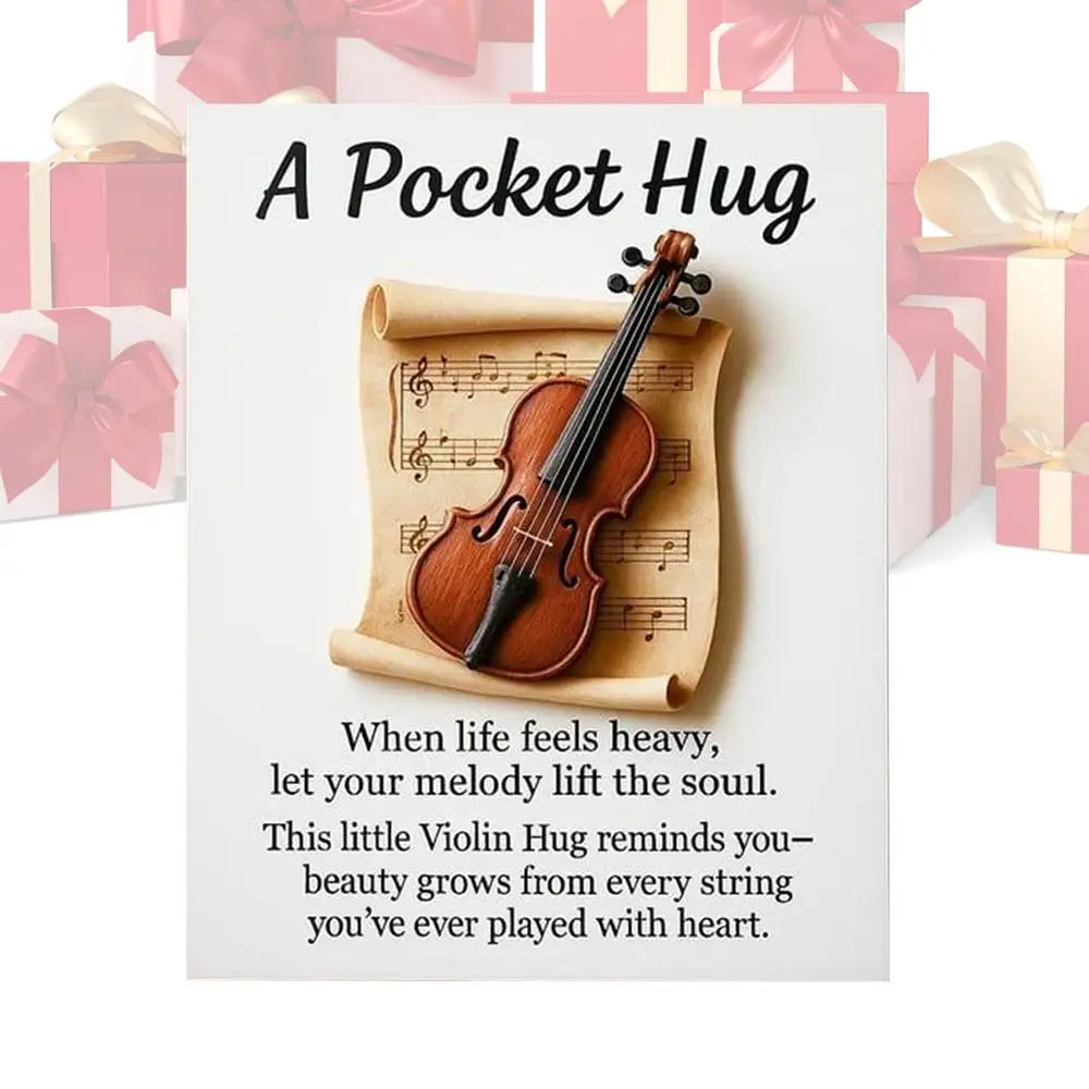 Pocket Music Hug Handmade Motivational Souvenir Inspirational Musical Keepsake For Kids Teens Adults Collectors Birthday Peaceful Pleasures Health and Wellness C China Mainland