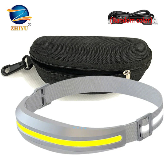 COB LED Rechargeable Headlamp | Camping Fishing Head Torch LED Headlamp Oasis Select