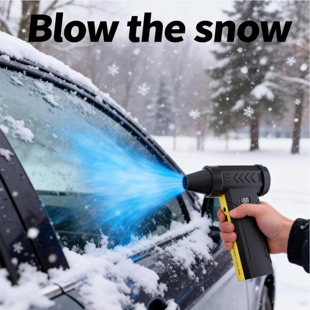 New 160000RPM High-Speed Turbo Violent Fan Brushless Motor Handheld Duct Fan 60M/S Portable Type-C Charging For Indoor Outdoor Peaceful Pleasures Health and Wellness