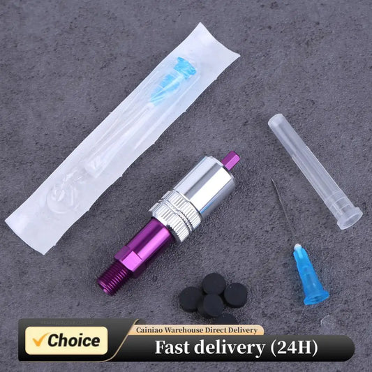 Fill Tool Adaptor MAX 700PSI with Needles Rubbers Cover Bike Rear Shock IFP Fill Tool Compatible for FOXRP2/RP23 CCDB X-Fusion Peaceful Pleasures Health and Wellness